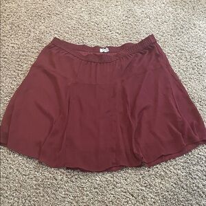 Old Navy Maroon Skater Skirt